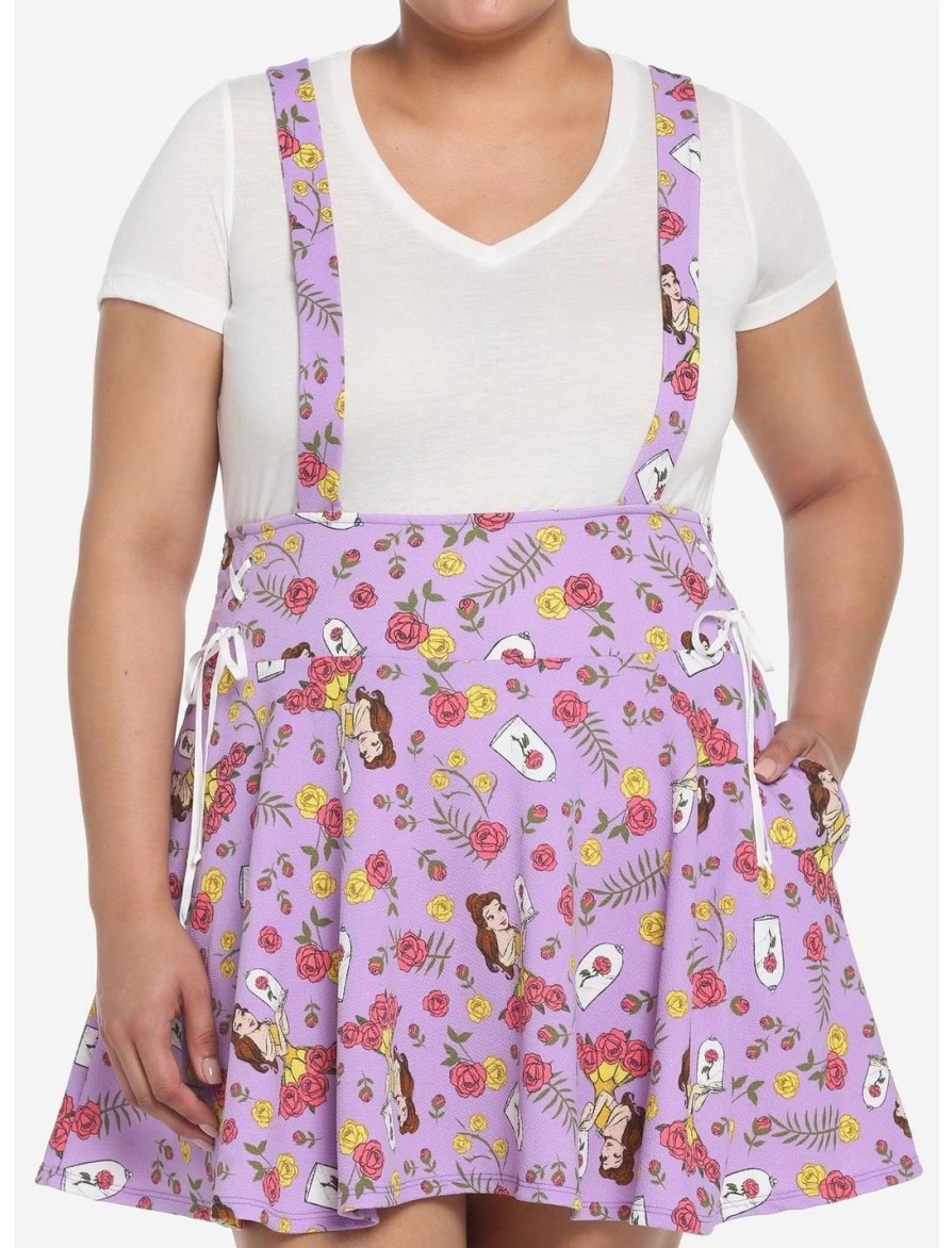 * Bottoms | Hunivers Disney Beauty And The Beast Roses Suspender Skirt Plus Size