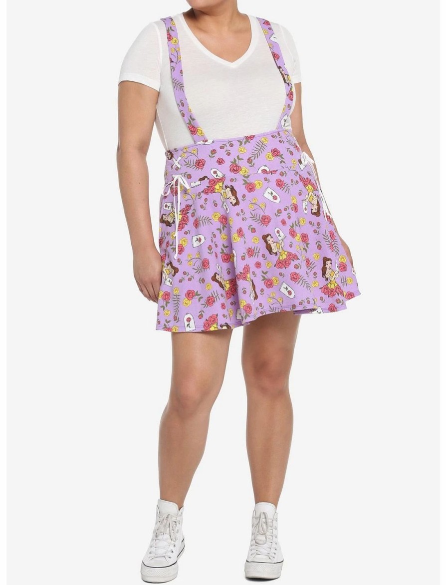 * Bottoms | Hunivers Disney Beauty And The Beast Roses Suspender Skirt Plus Size