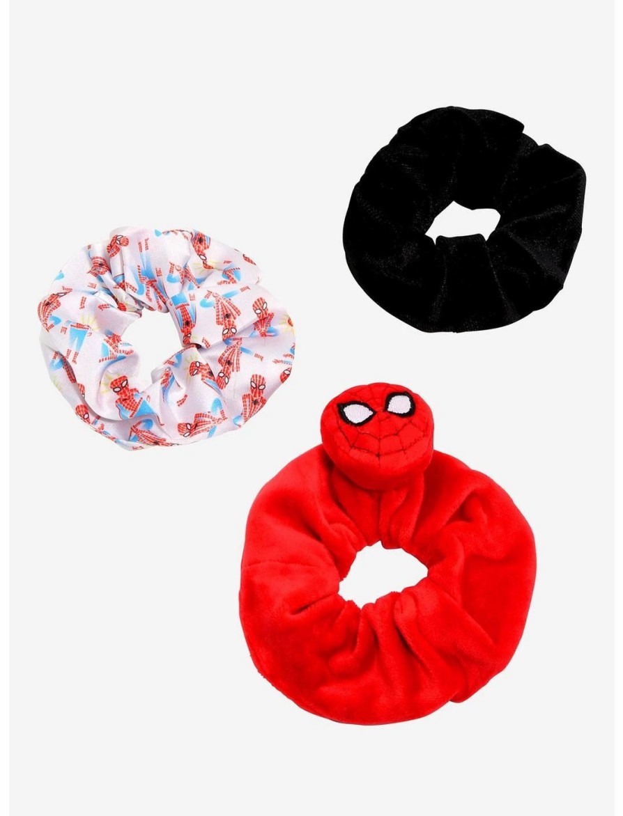 * Jewelry | Bioworld Marvel Spider-Man Character Scrunchie Set