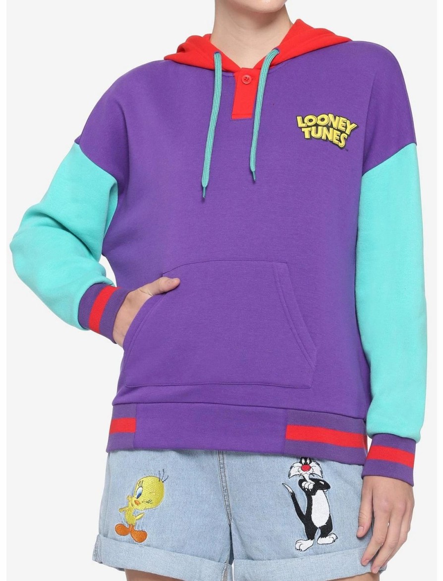 * Hoodies And Sweatshirts | Hunivers Looney Tunes Color-Block Hoodie