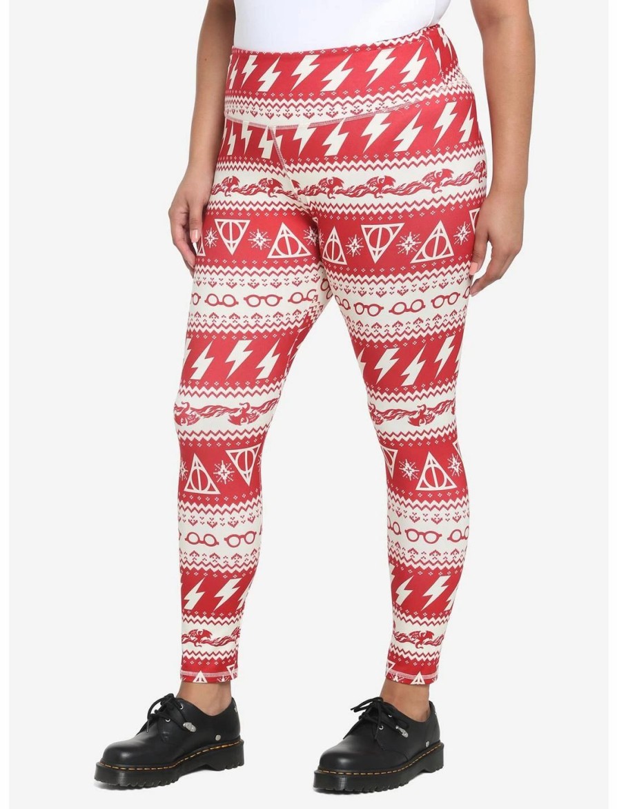 * Bottoms | Hunivers Harry Potter Icon Holiday Fair Isle Leggings