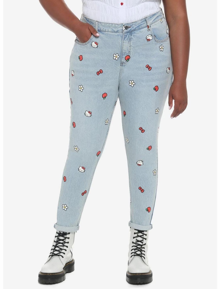 * Bottoms | Hunivers Hello Kitty Icons Mom Jeans Plus Size