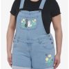 * Bottoms | Hunivers Her Universe Studio Ghibli Kiki'S Delivery Service Jiji & Lily Flower Shortalls Plus Size