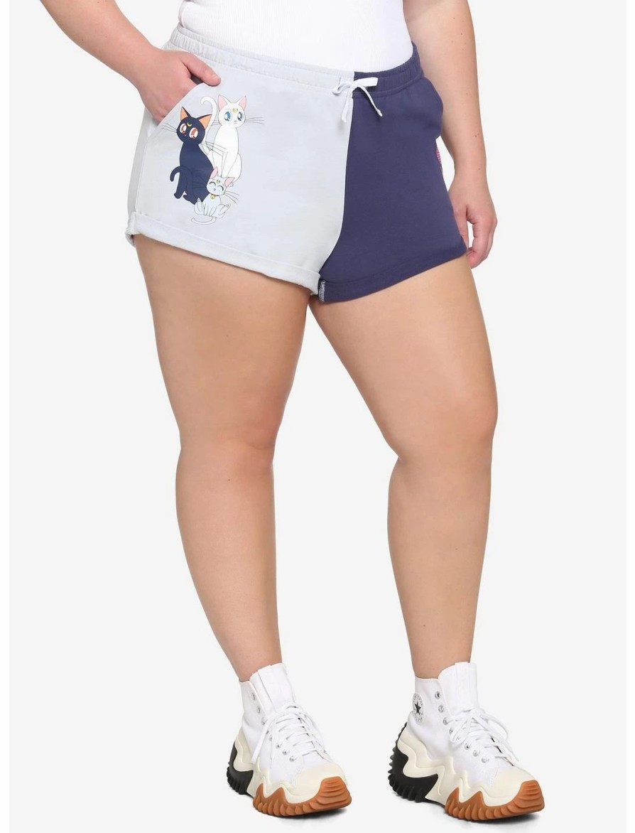 * Bottoms | Hunivers Pretty Guardian Sailor Moon Luna & Artemis Split Shorts Plus Size