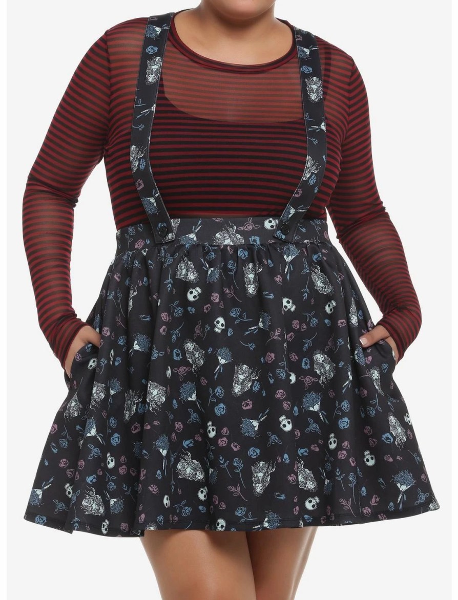 * Bottoms | Hunivers Corpse Bride Icon Suspender Skirt Plus Size