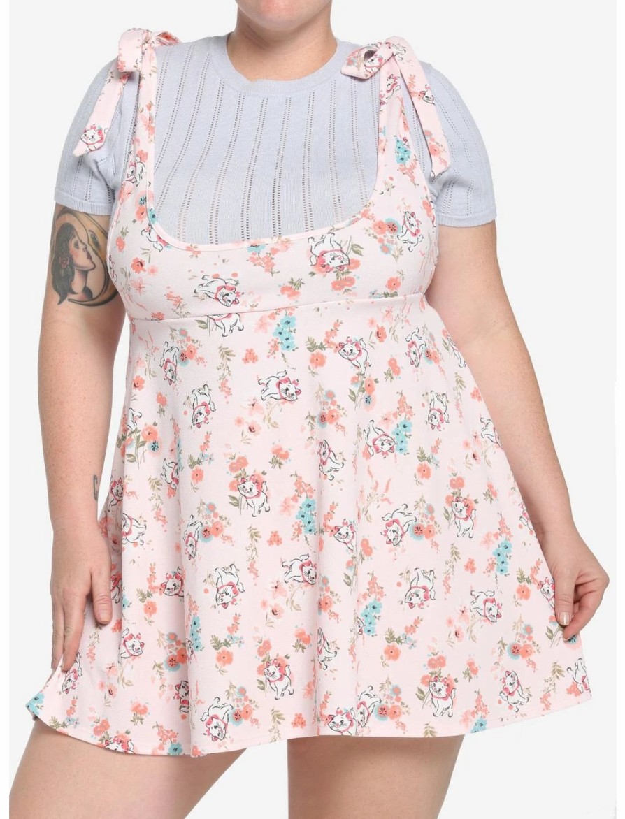 * Bottoms | Hunivers Disney The Aristocats Marie Floral Suspender Skirt Plus Size