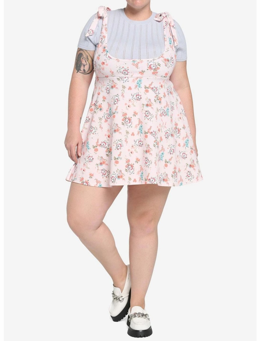 * Bottoms | Hunivers Disney The Aristocats Marie Floral Suspender Skirt Plus Size