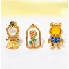 * Jewelry | Girlscrew Disney X Girls Crew Beauty And The Beast Belle & Beast Mismatch Earring Set