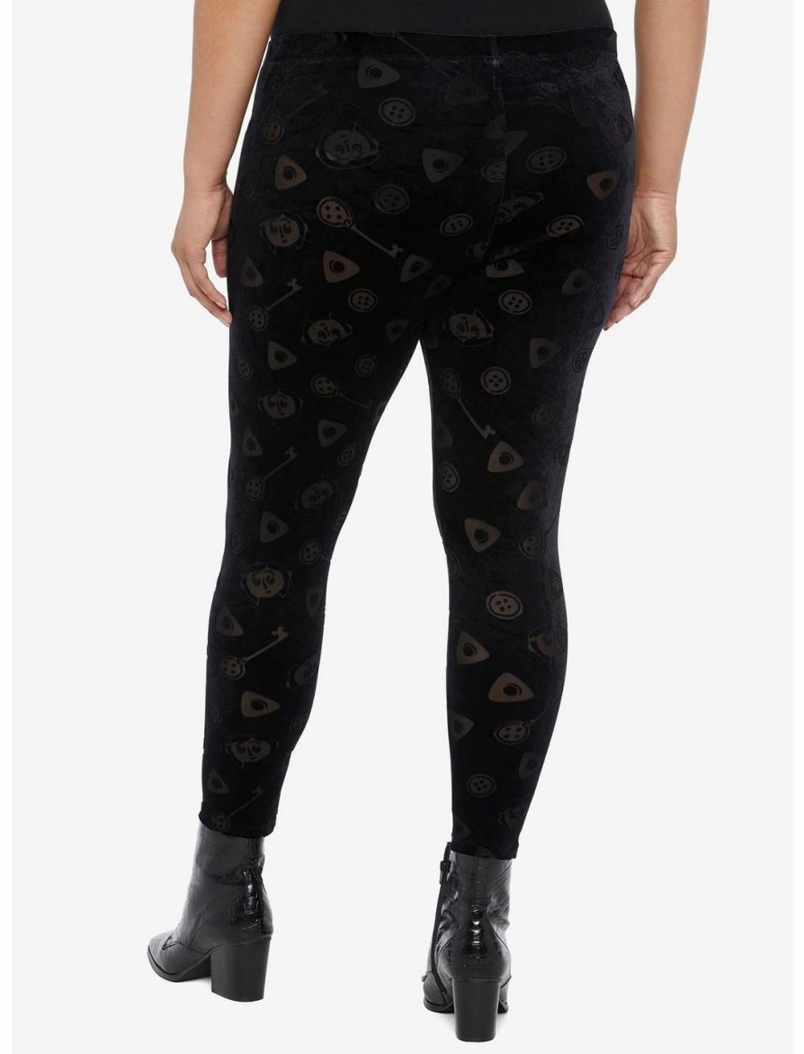 * Bottoms | Hunivers Coraline Velvet Mesh Icon Leggings Plus Size