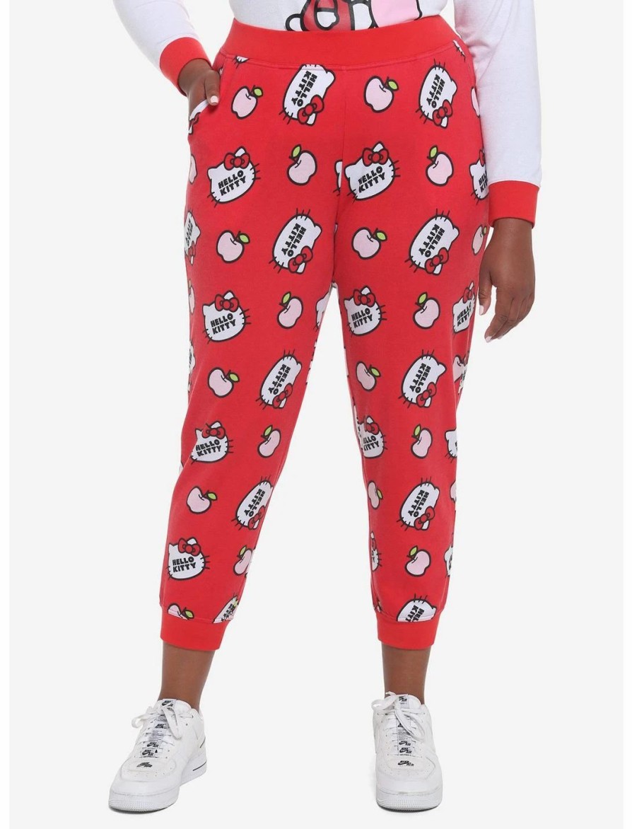 * Bottoms | Hunivers Hello Kitty Apple Jogger Pajama Pants Plus Size