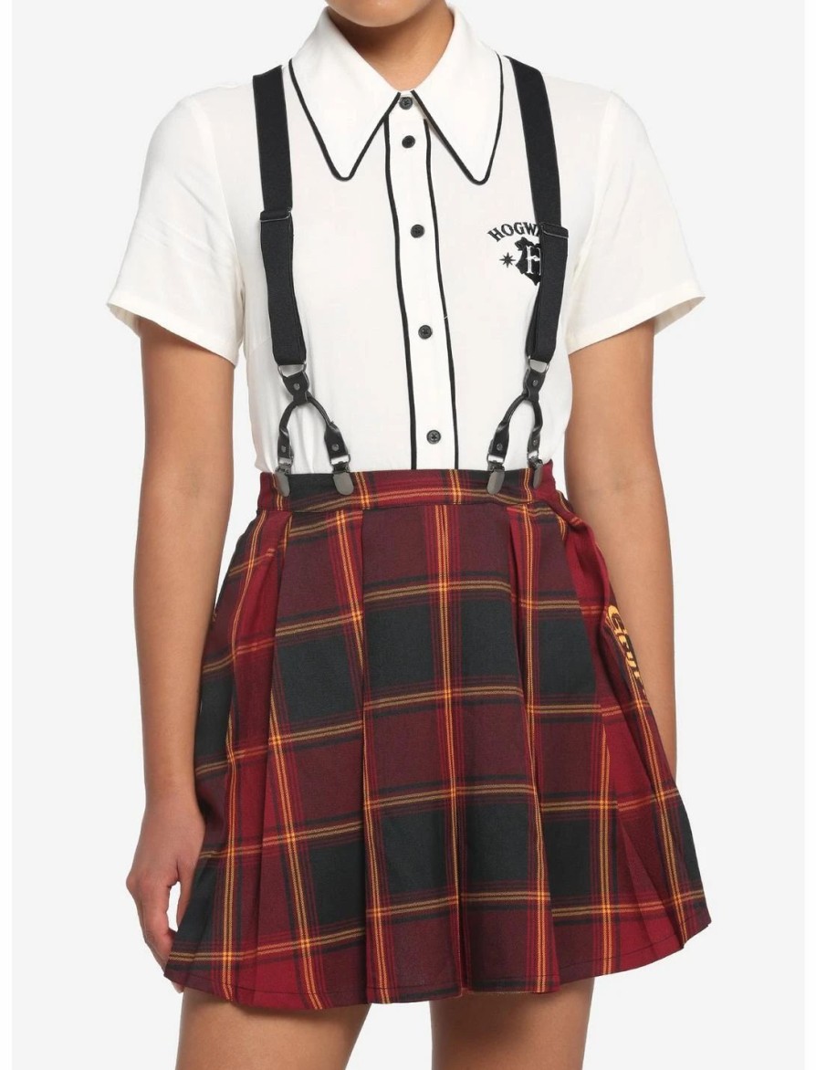 * Bottoms | Hunivers Harry Potter Gryffindor Pleated Suspender Skirt