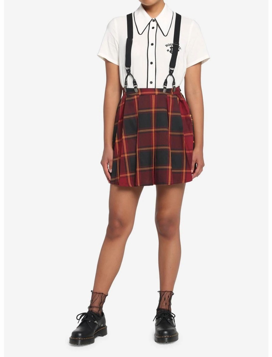 * Bottoms | Hunivers Harry Potter Gryffindor Pleated Suspender Skirt