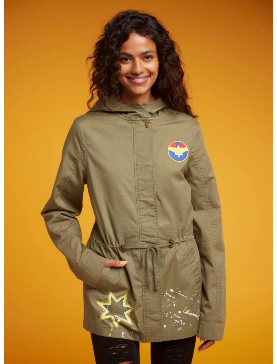 * Outerwear | Hunivers Her Universe Marvel Ms. Marvel Patch Anorak Jacket