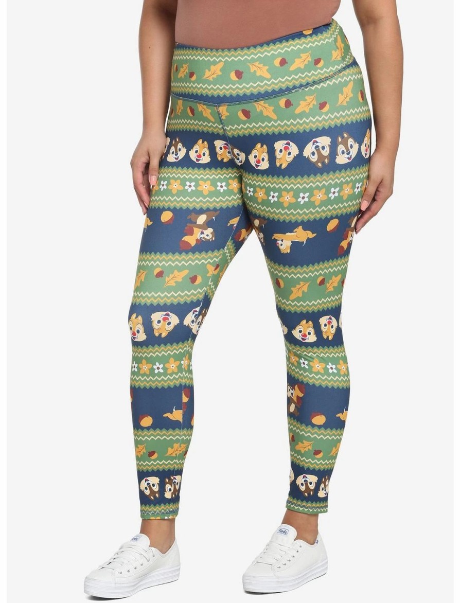 * Bottoms | Hunivers Disney Chip 'N Dale Fair Isle Leggings Plus Size