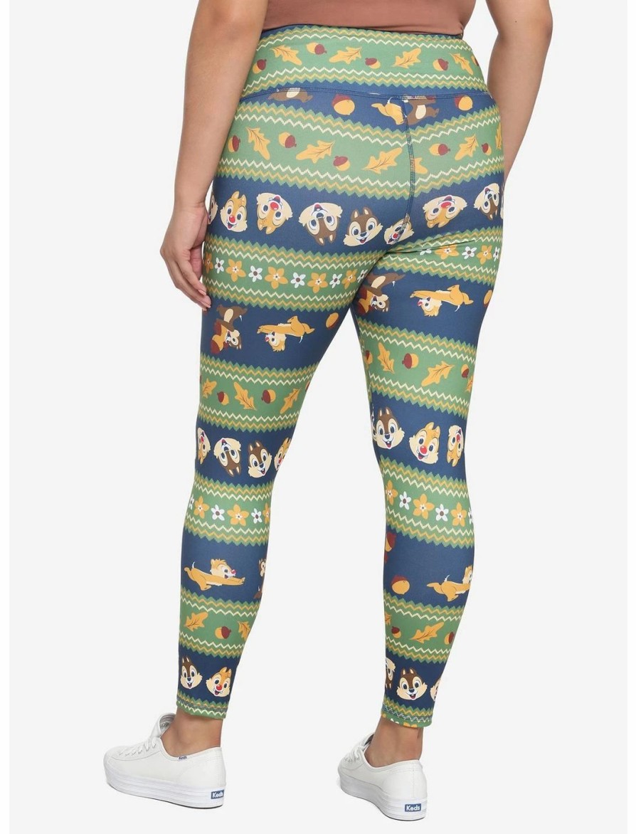 * Bottoms | Hunivers Disney Chip 'N Dale Fair Isle Leggings Plus Size