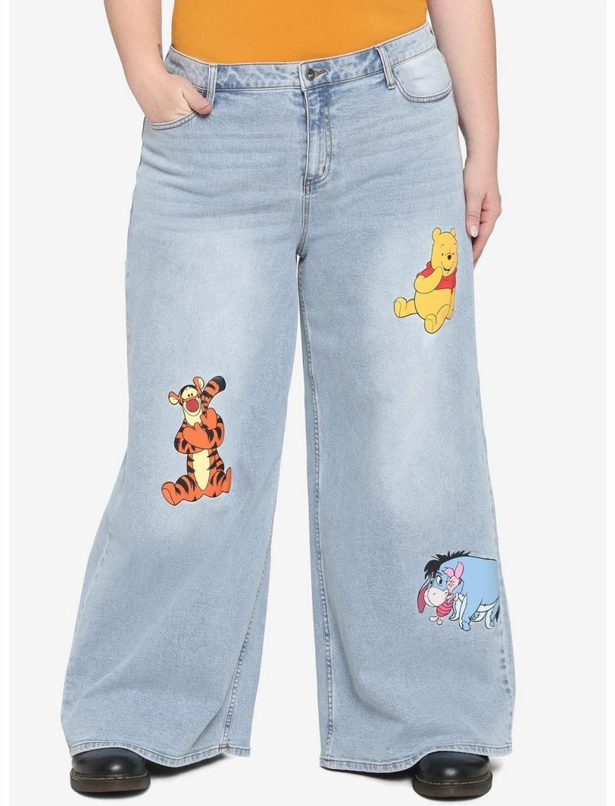 * Bottoms | Hunivers Disney Winnie The Pooh Characters Straight Leg Jeans Plus Size