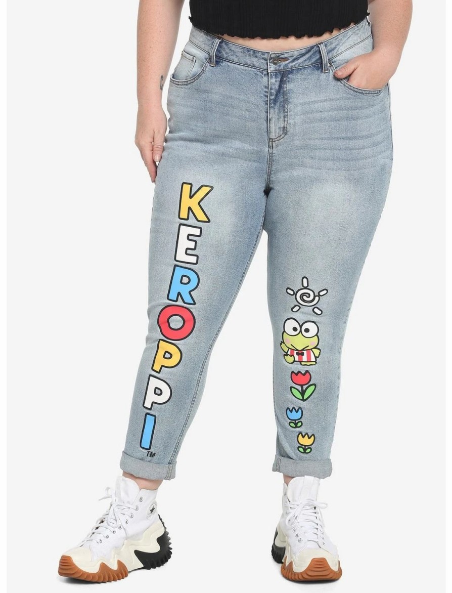 * Bottoms | Hunivers Keroppi Name Mom Jeans Plus Size