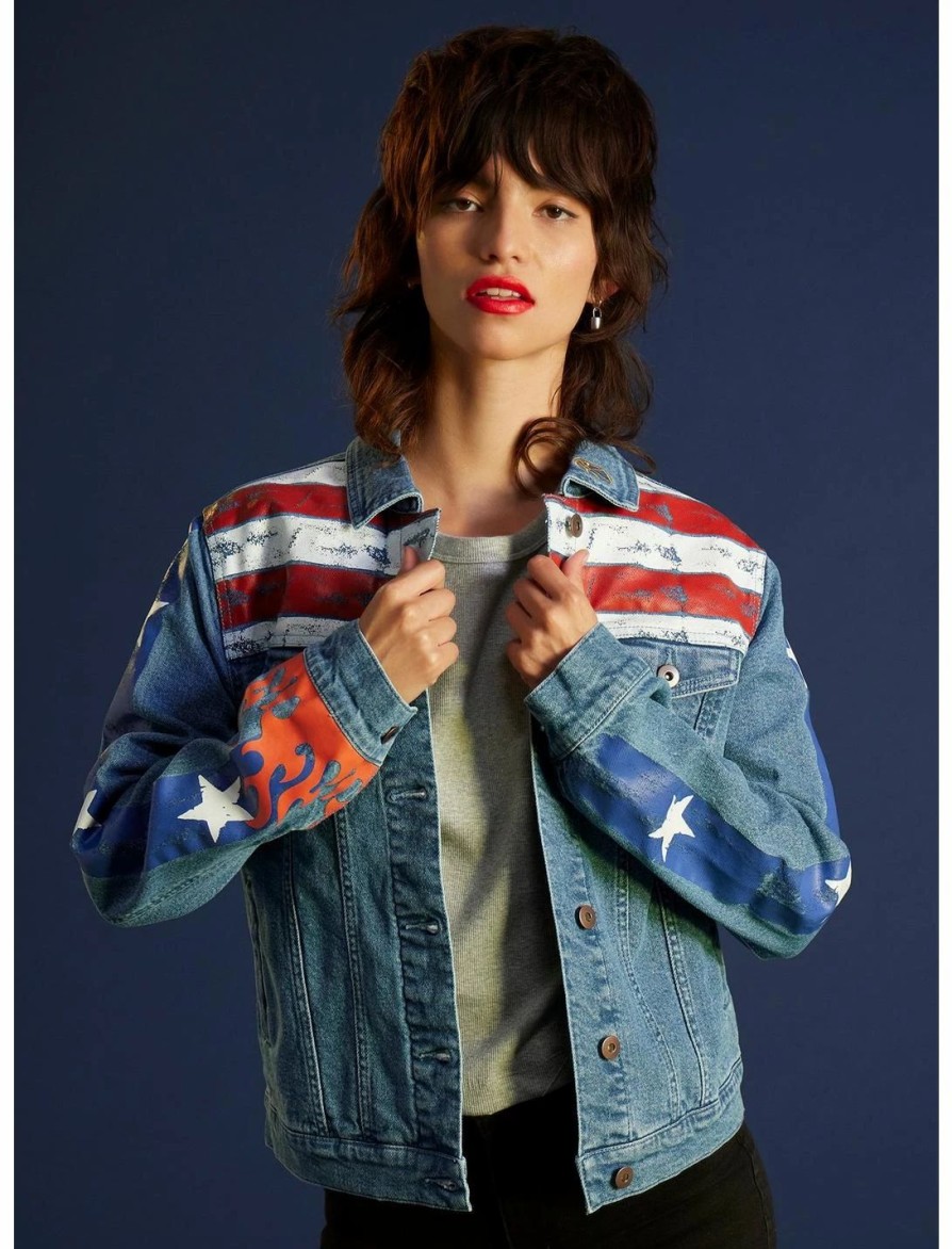 * Outerwear | Hunivers Her Universe Marvel Doctor Strange In The Multiverse Of Madness America Chavez Denim Jacket