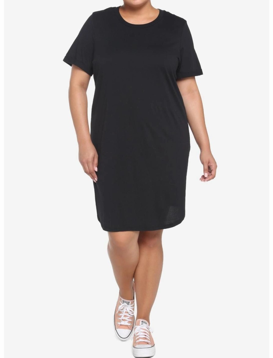 * Dresses | Hunivers Black T-Shirt Dress Plus Size