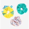 * Jewelry | Hunivers Disney The Little Mermaid Flounder Figural Scrunchie Set