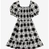 * Dresses | Hunivers Her Universe Disney The Nightmare Before Christmas Face Portraits Gingham Smocked Dress