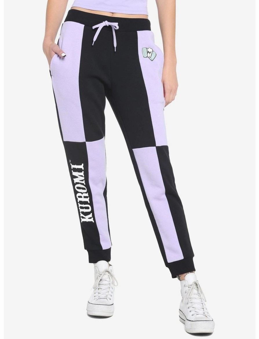 * Bottoms | Hunivers Kuromi Fortune Teller Color-Block Sweatpants