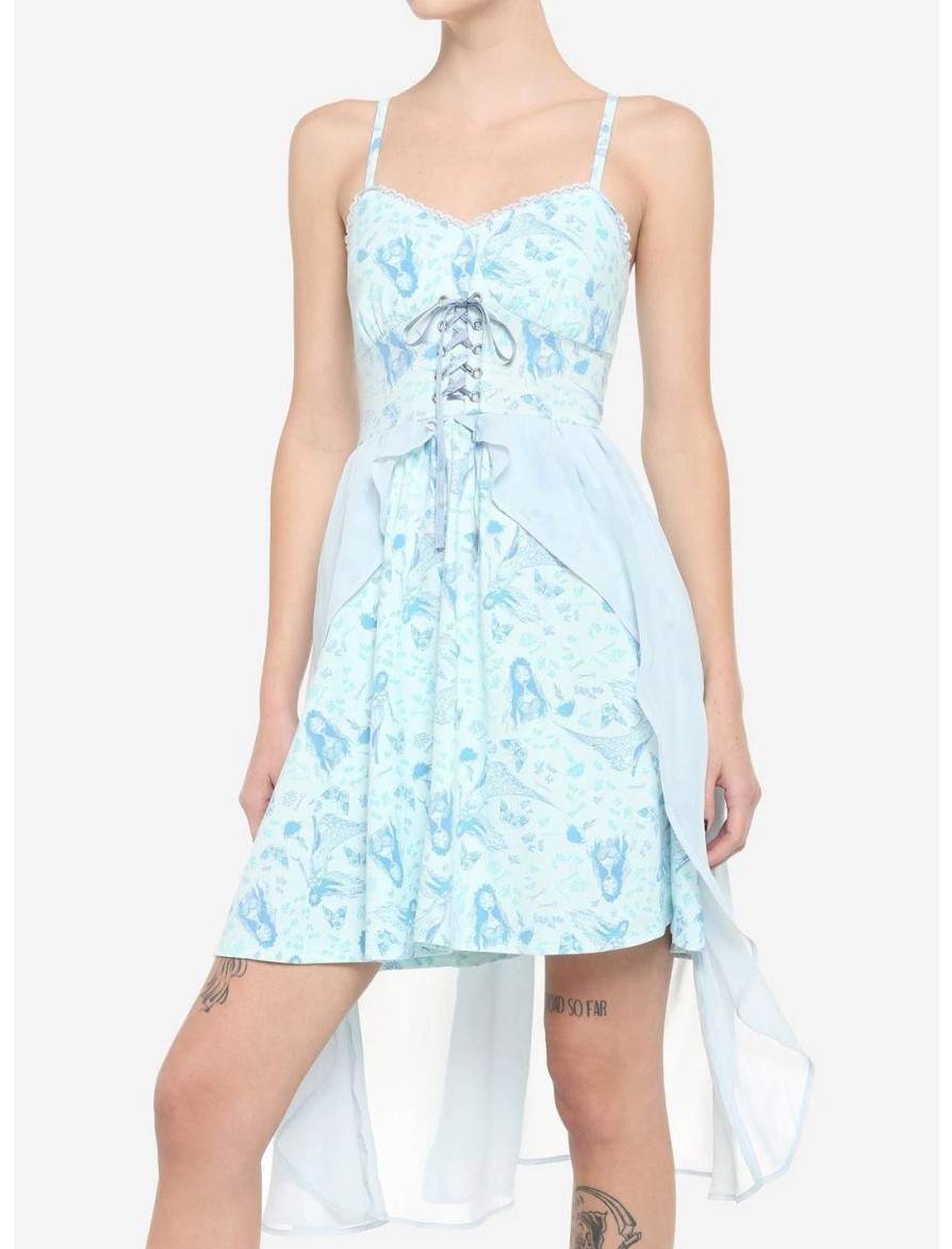 * Dresses | Hunivers Corpse Bride Emily Flowy Lace-Up Cami Dress