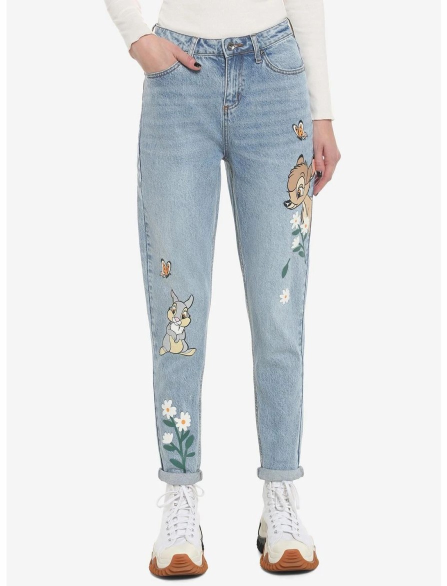 * Bottoms | Hunivers Disney Bambi & Thumper Mom Jeans