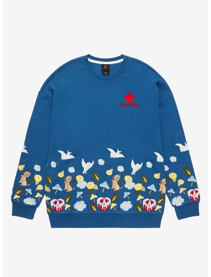 * Hoodies And Sweatshirts | Hunivers Disney Princess Snow White Embroidered Floral Sweatshirt