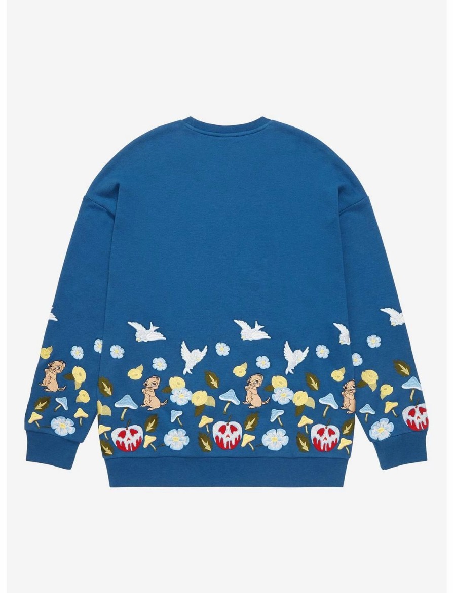 * Hoodies And Sweatshirts | Hunivers Disney Princess Snow White Embroidered Floral Sweatshirt