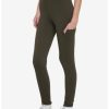 * Bottoms | Hunivers Olive Leggings With Pocket