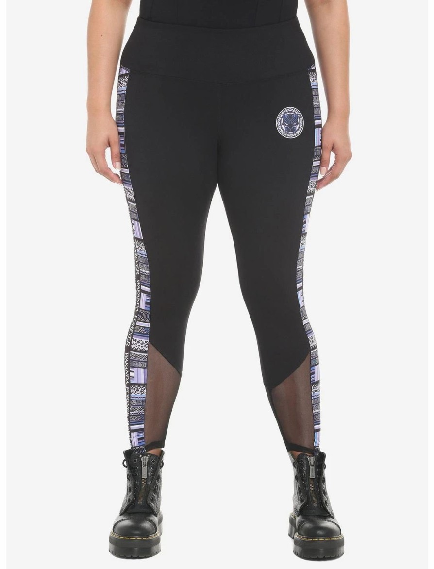 * Bottoms | Hunivers Her Universe Marvel Black Panther: Wakanda Forever Geometric Stripe Leggings Plus Size