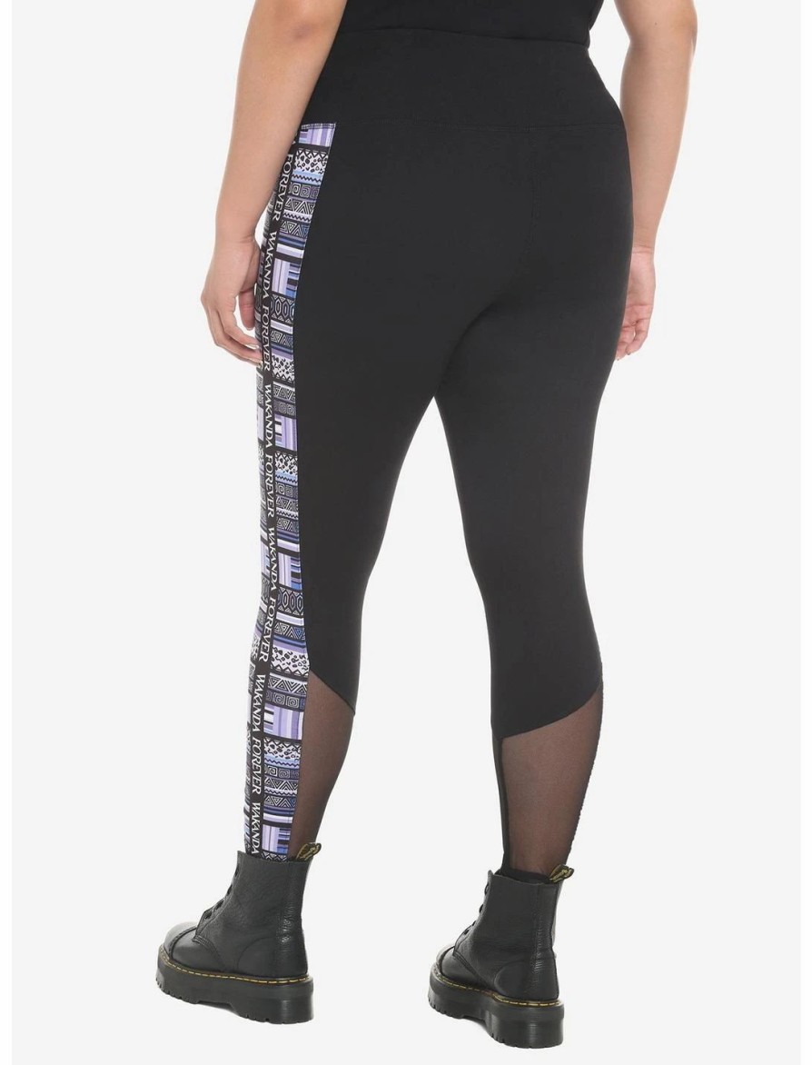 * Bottoms | Hunivers Her Universe Marvel Black Panther: Wakanda Forever Geometric Stripe Leggings Plus Size