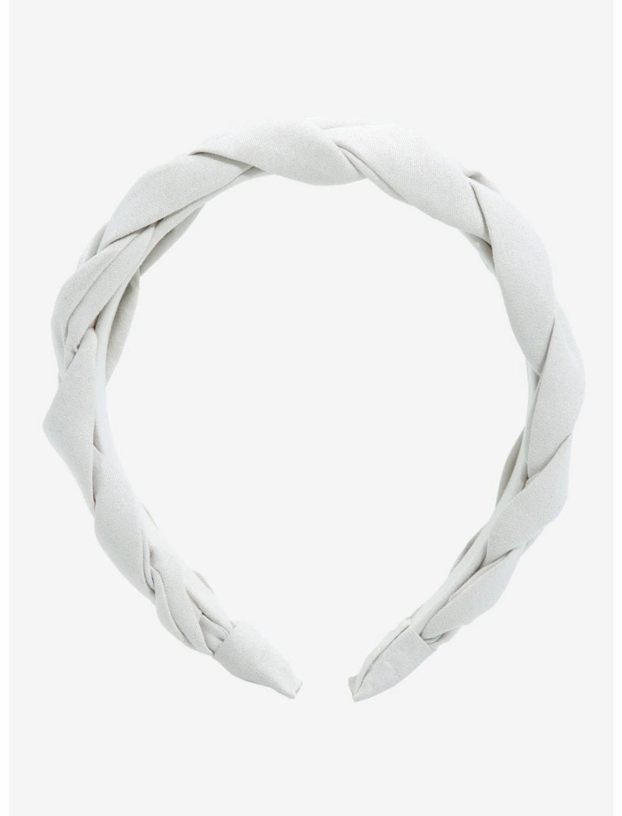 * Jewelry | Null White Braided Headband