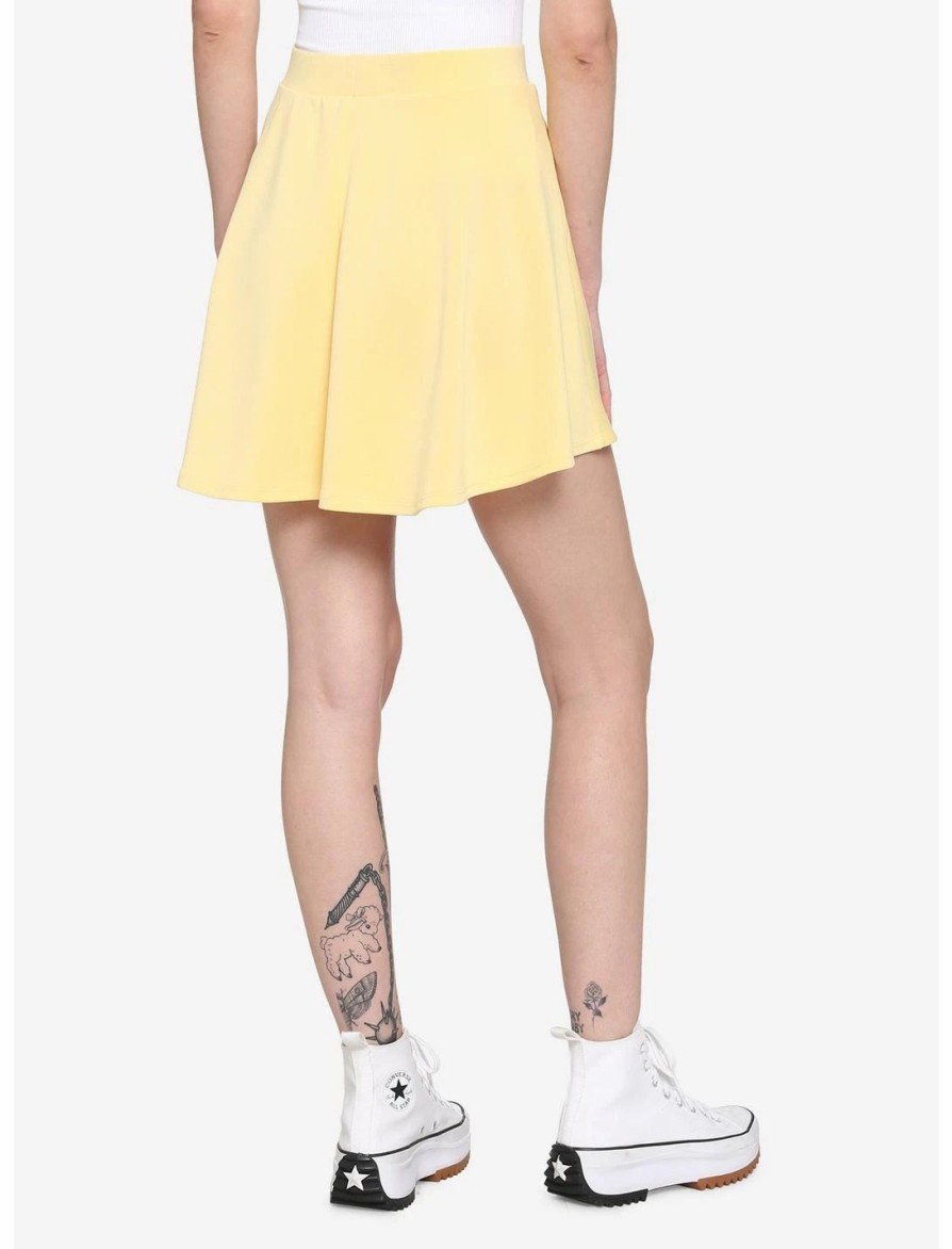 * Bottoms | Hunivers Light Yellow Skirt