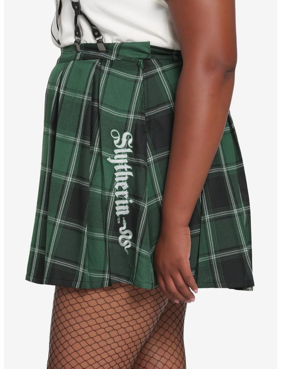 * Bottoms | Hunivers Harry Potter Slytherin Pleated Suspender Skirt Plus Size