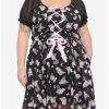 * Dresses | Hunivers My Melody & Kuromi Lace-Up Chiffon Dress Plus Size