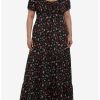 * Dresses | Null Mushrooms Allover Print Empire Waist Midi Dress Plus Size