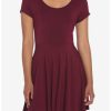 * Dresses | Hunivers Burgundy Skater Dress