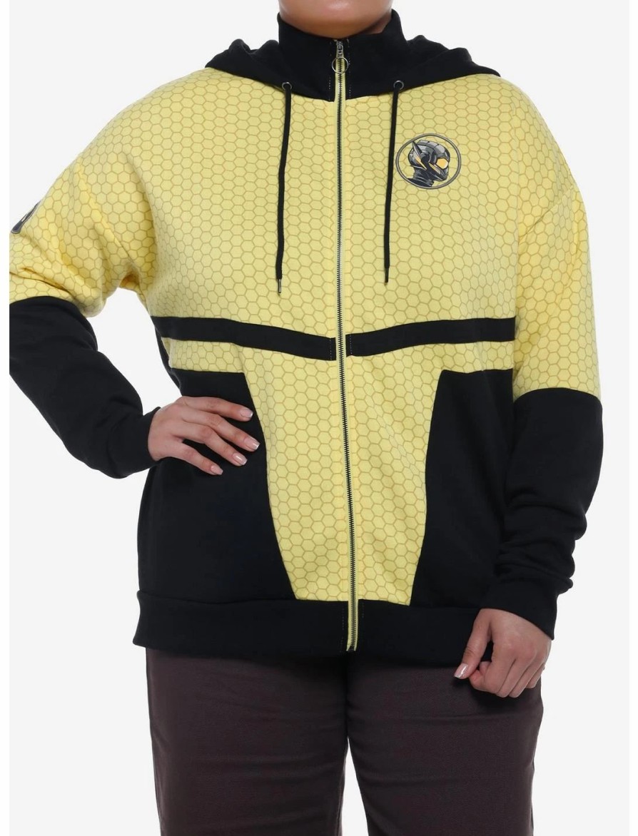 * Hoodies And Sweatshirts | Hunivers Her Universe Marvel Ant-Man And The Wasp: Quantumania Wasp Hoodie Plus Size