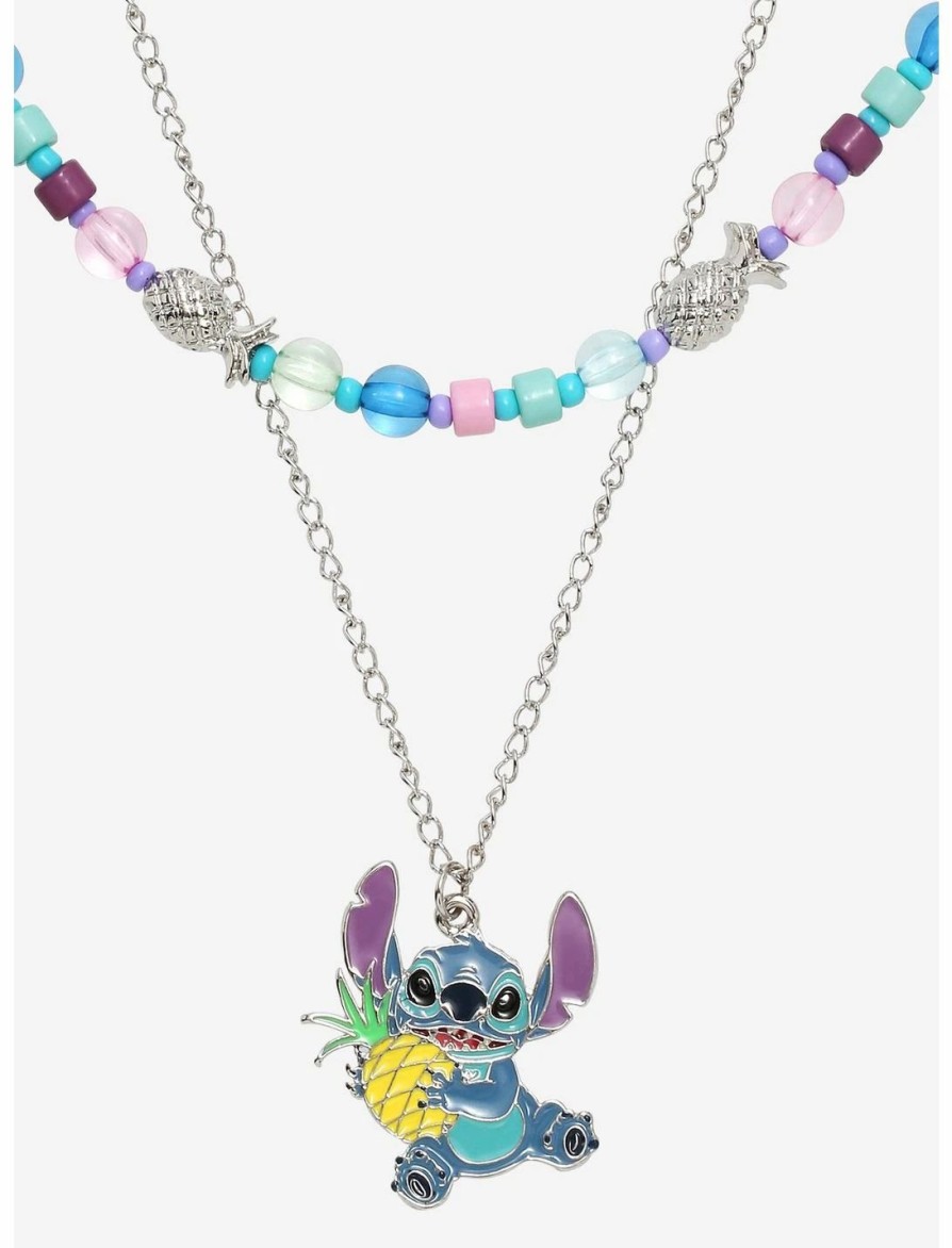 * Jewelry | Hunivers Disney Lilo & Stitch Tropical Pineapple Beaded Necklace