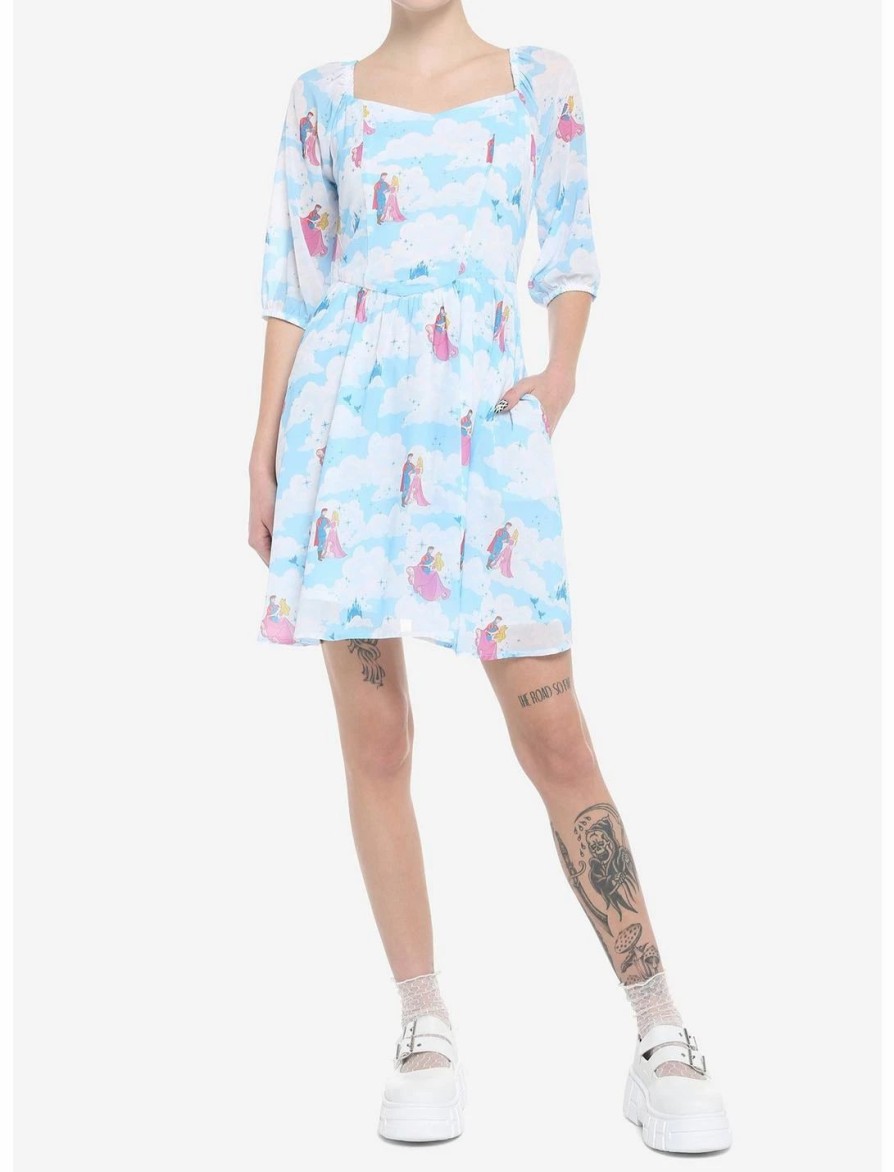 * Dresses | Hunivers Disney Sleeping Beauty Clouds Long-Sleeve Dress