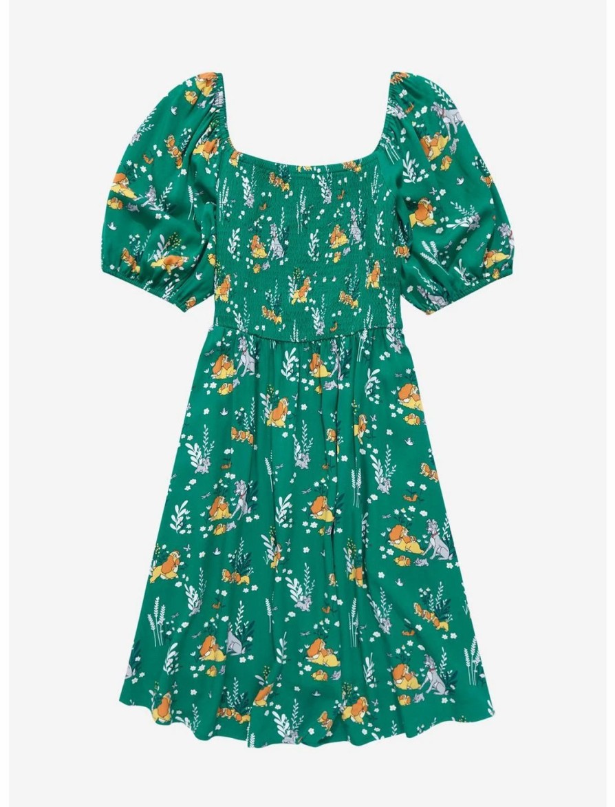 * Dresses | Hunivers Her Universe Disney Lady And The Tramp Floral Allover Print Smock Dress