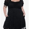 * Dresses | Null Black Lace Babydoll Dress Plus Size