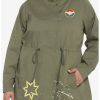 * Outerwear | Hunivers Her Universe Marvel Ms. Marvel Patch Anorak Jacket Plus Size