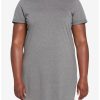 * Dresses | Hunivers Heather Grey T-Shirt Dress Plus Size