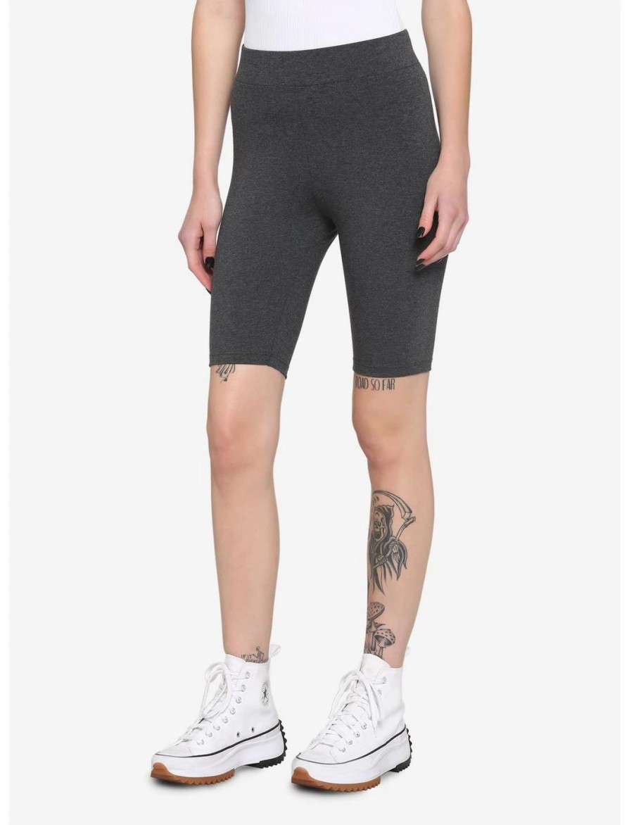 * Bottoms | Hunivers Charcoal Grey 9 Inch Inseam Bike Shorts