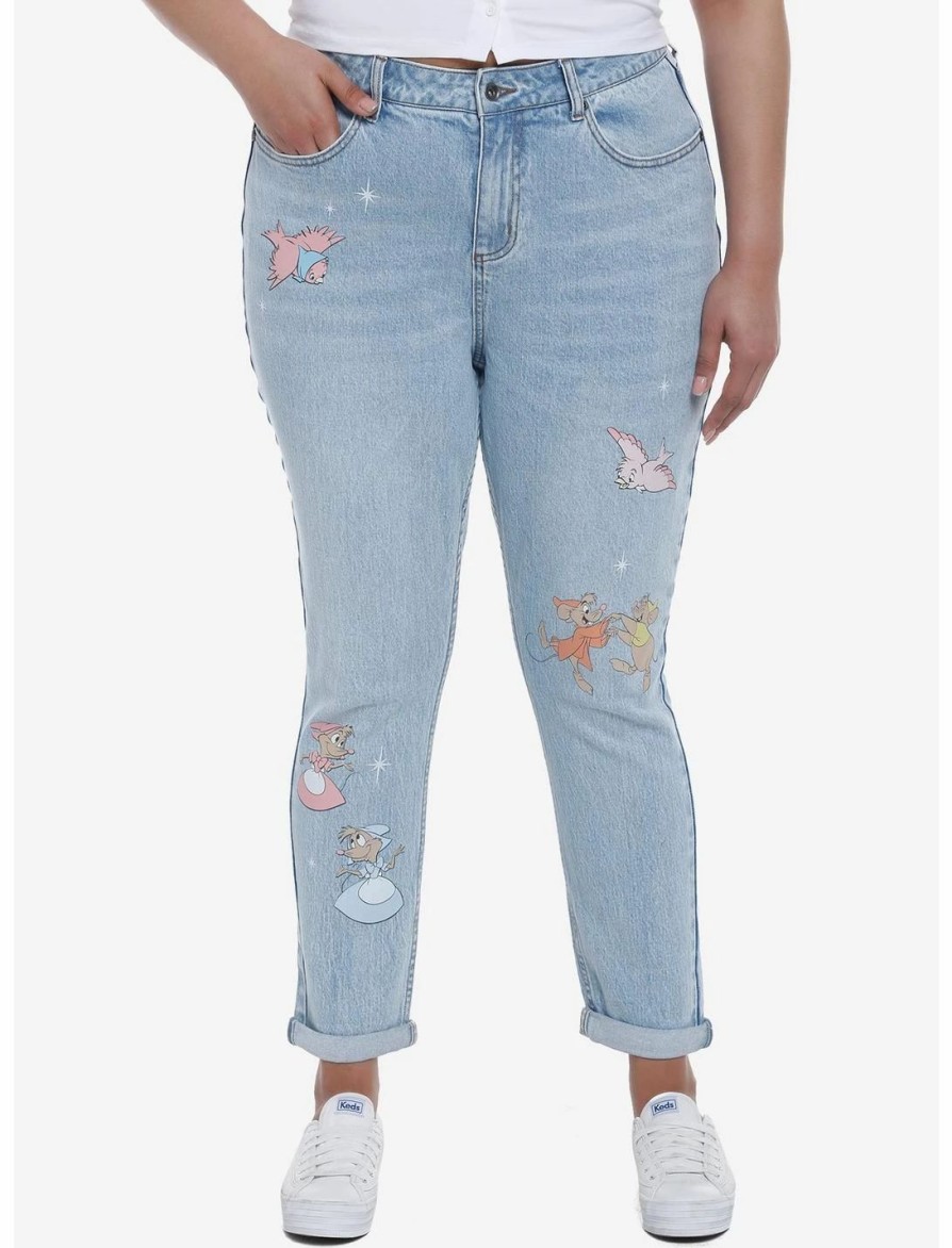 * Bottoms | Hunivers Disney Cinderella Friends Mom Jeans Plus Size