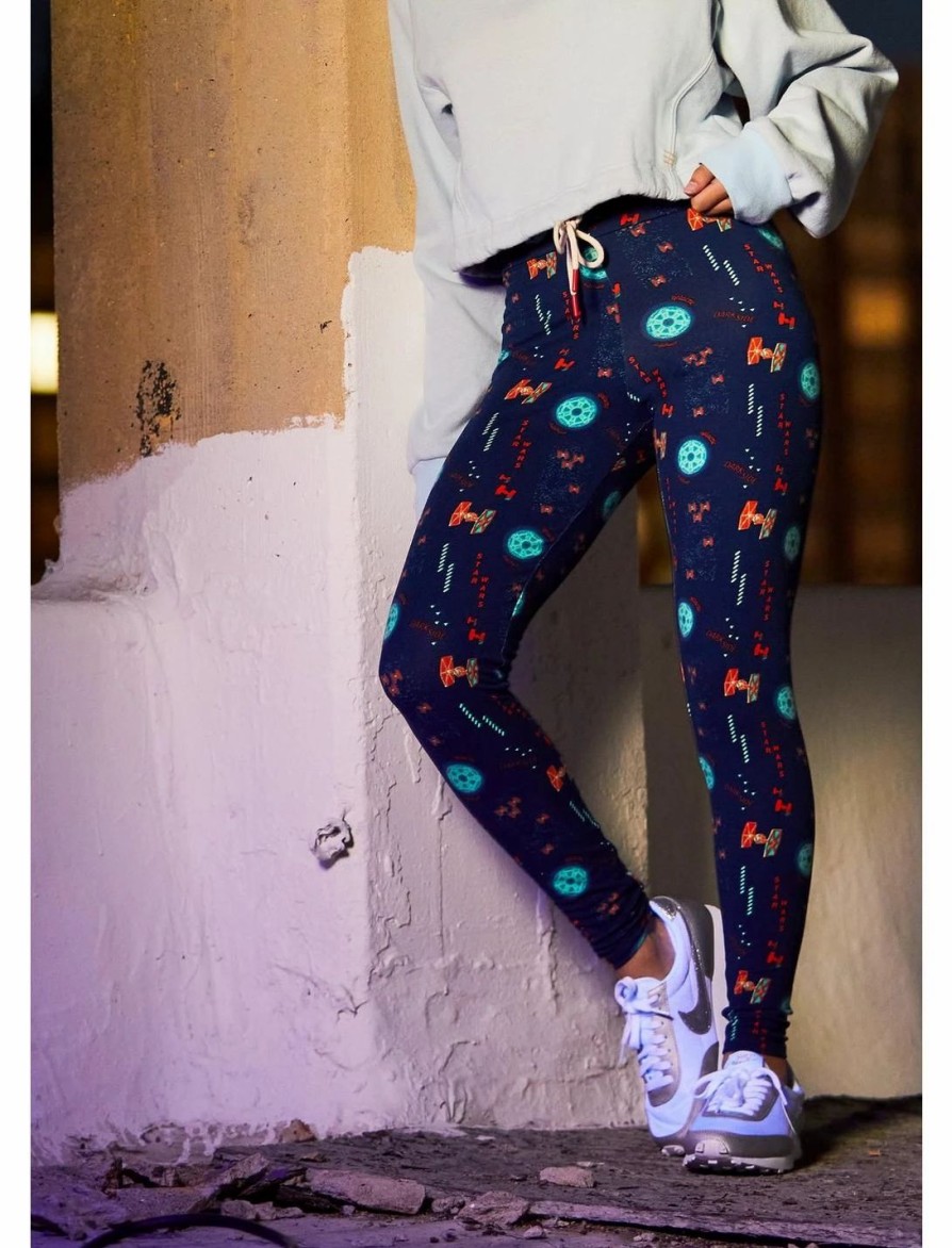 * Bottoms | Hunivers Her Universe Star Wars Dark Side Galactic Empire Neon Leggings Her Universe Exclusive