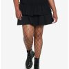 * Dresses | Null Black Ruffles Tiered Mini Skirt Plus Size